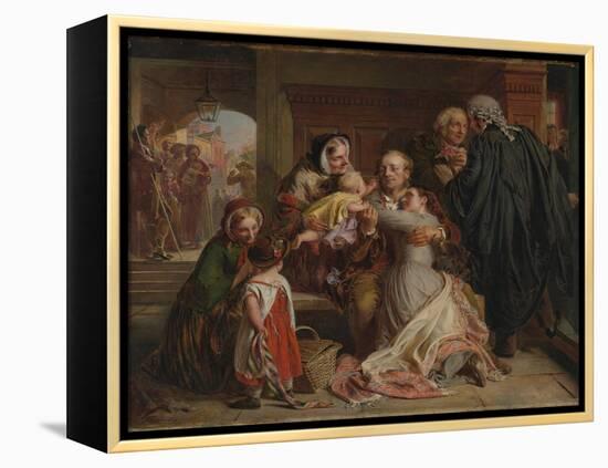 Not Guilty, 1859-Abraham Solomon-Framed Premier Image Canvas