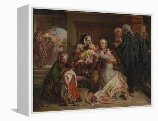 Not Guilty, 1859-Abraham Solomon-Framed Premier Image Canvas