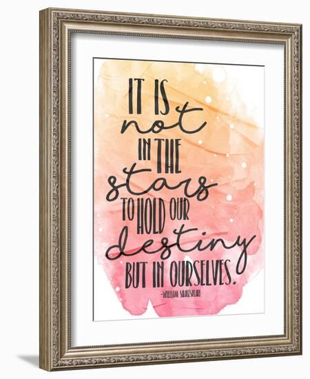 Not In The Stars-Jace Grey-Framed Art Print