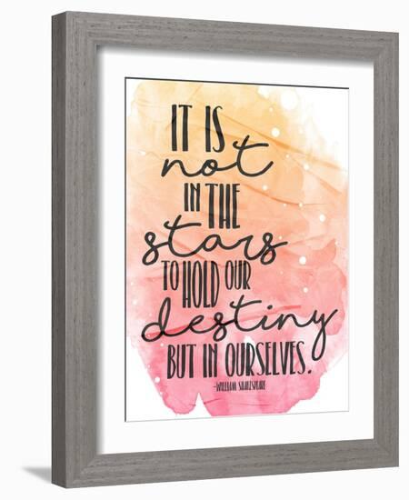 Not In The Stars-Jace Grey-Framed Art Print