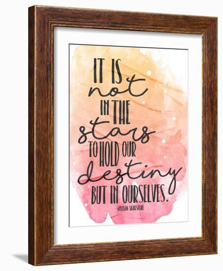 Not In The Stars-Jace Grey-Framed Art Print