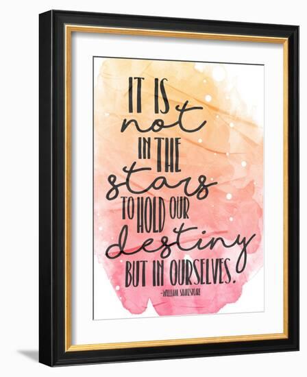 Not In The Stars-Jace Grey-Framed Art Print