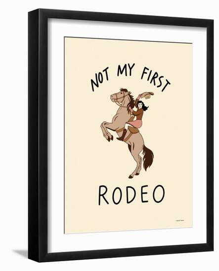 Not My First Rodeo-Rachel Nieman-Framed Art Print