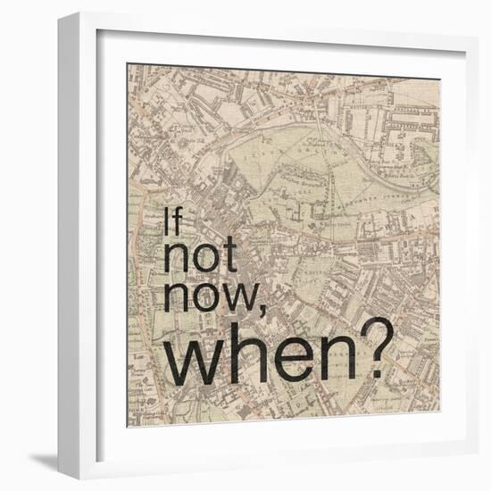 Not Now When-Lauren Gibbons-Framed Premium Giclee Print