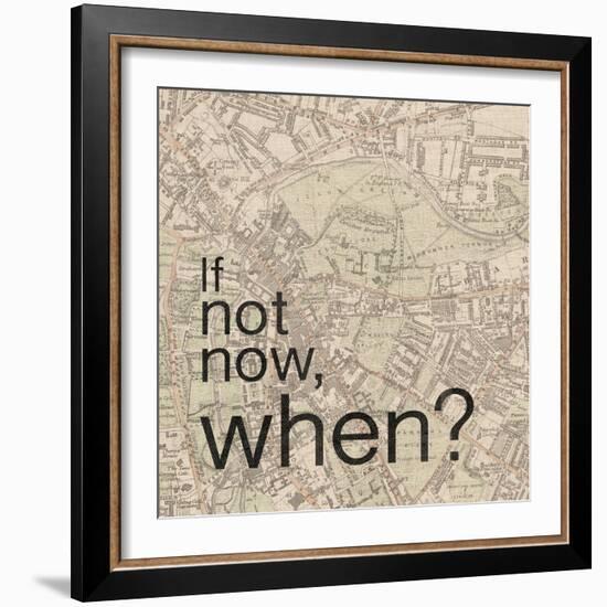 Not Now When-Lauren Gibbons-Framed Art Print