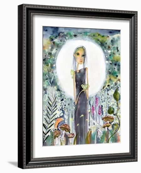 Not the Right Time-Wyanne-Framed Giclee Print