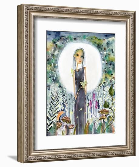 Not the Right Time-Wyanne-Framed Giclee Print