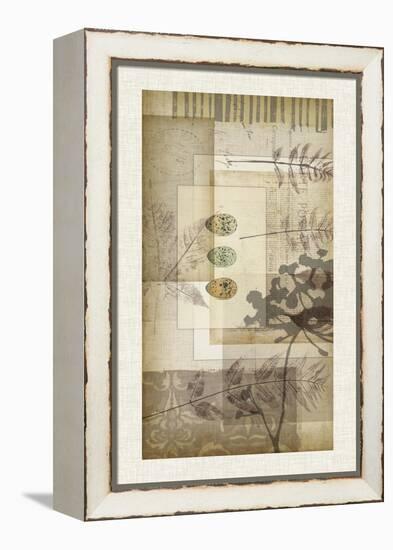 Notebook Collage IV-Jennifer Goldberger-Framed Stretched Canvas