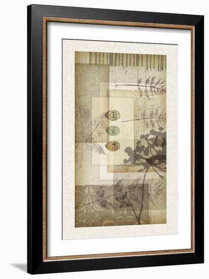 Notebook Collage IV-Jennifer Goldberger-Framed Art Print