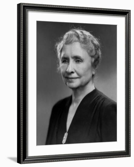 Noted Ldr. of Blind and Deaf Helen Keller-null-Framed Premium Photographic Print