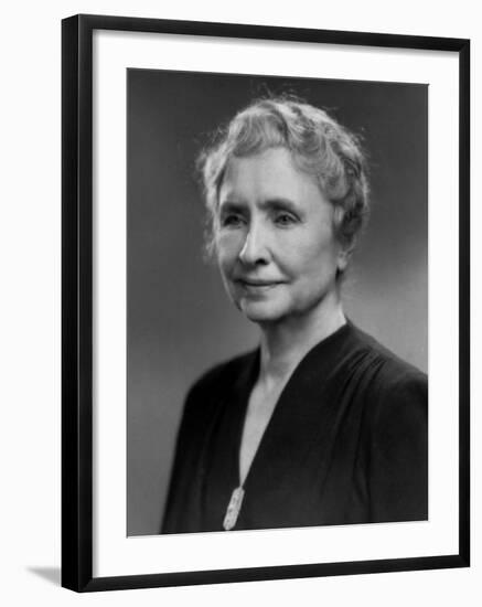 Noted Ldr. of Blind and Deaf Helen Keller-null-Framed Premium Photographic Print