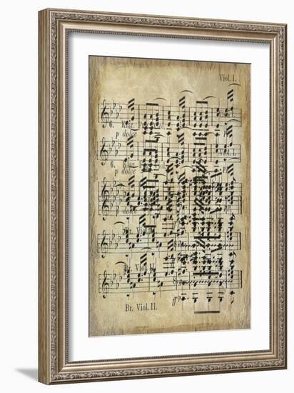 Notes 2-Kimberly Allen-Framed Art Print