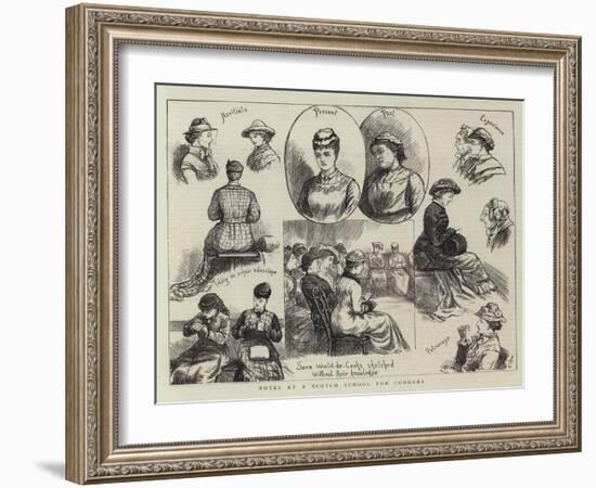 Notes at a Scotch School for Cookery-Harry Hamilton Johnston-Framed Giclee Print