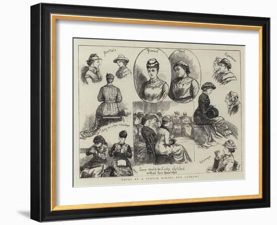 Notes at a Scotch School for Cookery-Harry Hamilton Johnston-Framed Giclee Print