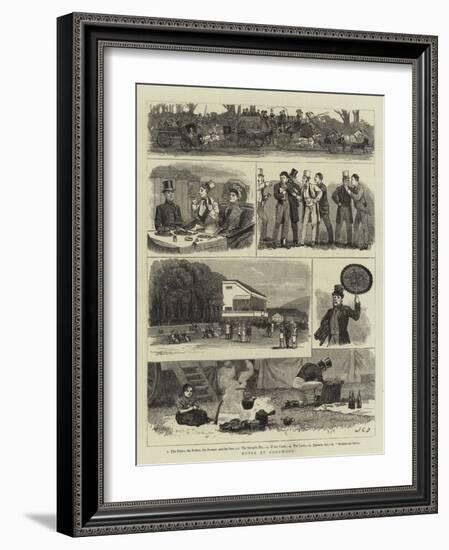 Notes at Goodwood-John Charles Dollman-Framed Giclee Print