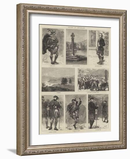 Notes at Inverary-Edward John Gregory-Framed Giclee Print