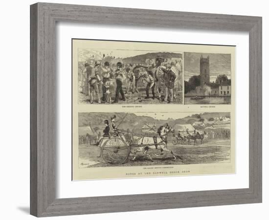 Notes at the Banwell Horse Show-Alfred Chantrey Corbould-Framed Giclee Print