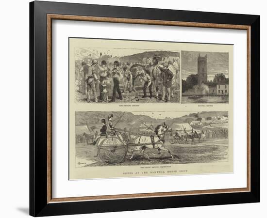 Notes at the Banwell Horse Show-Alfred Chantrey Corbould-Framed Giclee Print