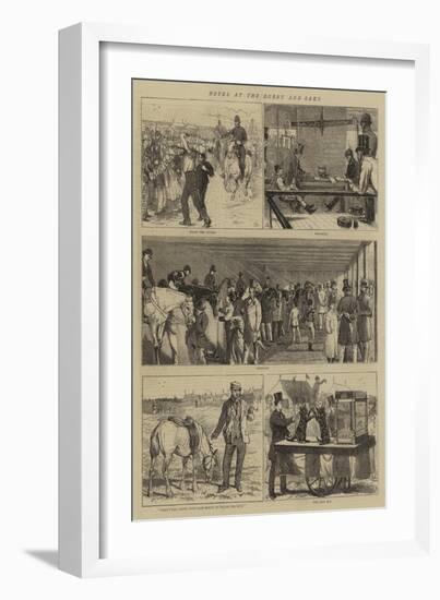 Notes at the Derby and Oaks-Alfred Chantrey Corbould-Framed Giclee Print