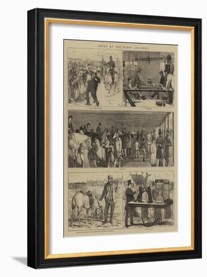 Notes at the Derby and Oaks-Alfred Chantrey Corbould-Framed Giclee Print