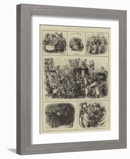 Notes at the Derby-William Ralston-Framed Giclee Print