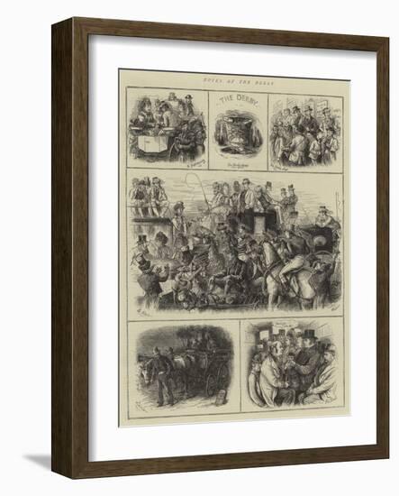 Notes at the Derby-William Ralston-Framed Giclee Print