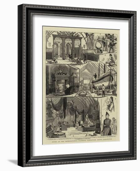 Notes at the International Fisheries Exhibition, South Kensington-null-Framed Giclee Print