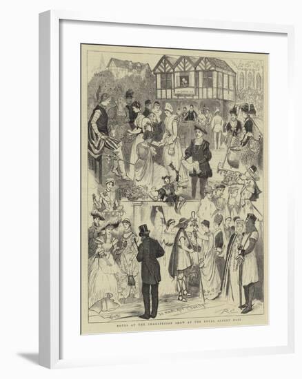 Notes at the Shaksperian Show at the Royal Albert Hall-Randolph Caldecott-Framed Giclee Print