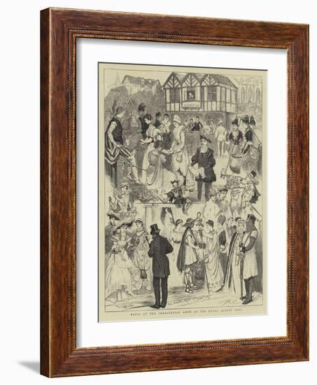 Notes at the Shaksperian Show at the Royal Albert Hall-Randolph Caldecott-Framed Giclee Print