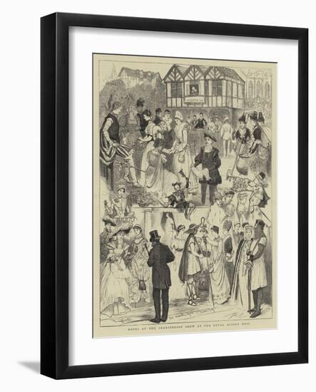 Notes at the Shaksperian Show at the Royal Albert Hall-Randolph Caldecott-Framed Giclee Print