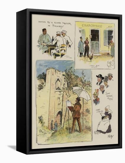 Notes by a Globe Trotter in Picardy-Phil May-Framed Premier Image Canvas