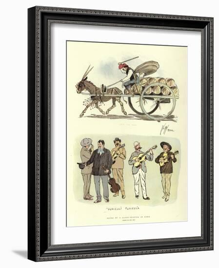 Notes by a Globe-Trotter in Rome-Phil May-Framed Giclee Print