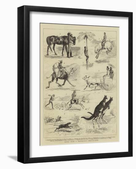 Notes from a Traveller's Sketch-Book-Alfred Chantrey Corbould-Framed Giclee Print