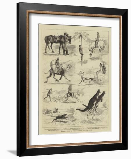 Notes from a Traveller's Sketch-Book-Alfred Chantrey Corbould-Framed Giclee Print