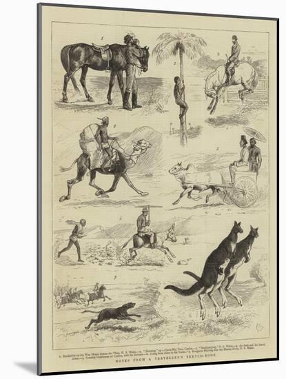 Notes from a Traveller's Sketch-Book-Alfred Chantrey Corbould-Mounted Giclee Print