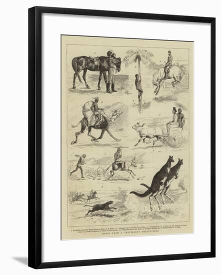 Notes from a Traveller's Sketch-Book-Alfred Chantrey Corbould-Framed Giclee Print