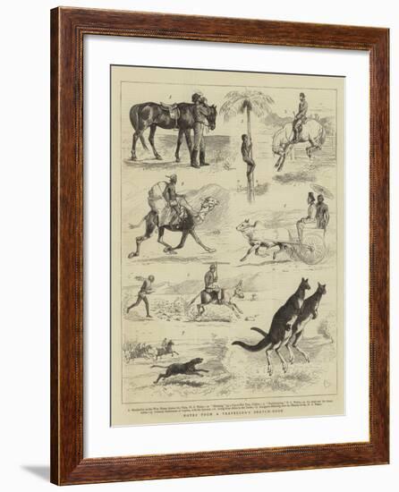 Notes from a Traveller's Sketch-Book-Alfred Chantrey Corbould-Framed Giclee Print