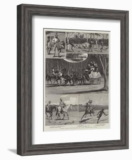 Notes from Queensland, on the Diamantina River-null-Framed Giclee Print