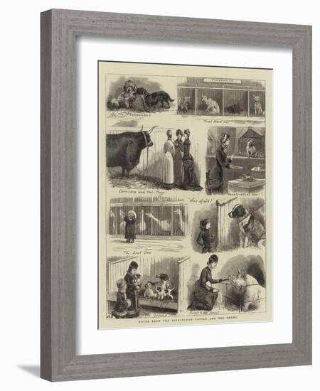 Notes from the Birmingham Cattle and Dog Shows-John Charles Dollman-Framed Giclee Print