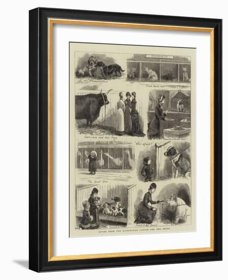 Notes from the Birmingham Cattle and Dog Shows-John Charles Dollman-Framed Giclee Print