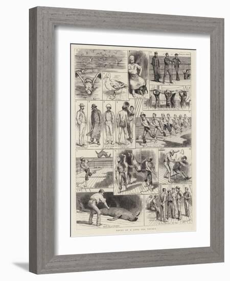 Notes of a Long Sea Voyage-Godefroy Durand-Framed Giclee Print