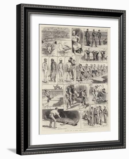 Notes of a Long Sea Voyage-Godefroy Durand-Framed Giclee Print