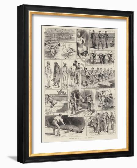 Notes of a Long Sea Voyage-Godefroy Durand-Framed Giclee Print