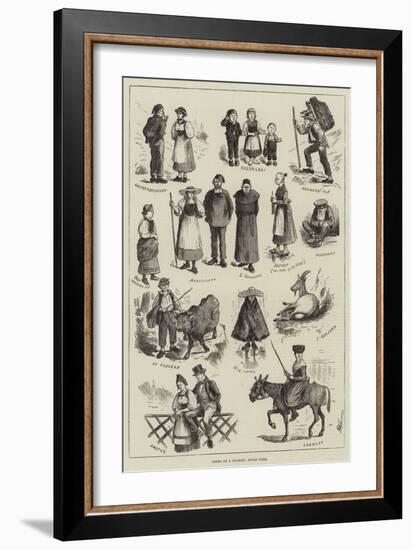 Notes of a Tourist, Swiss Folk-null-Framed Giclee Print