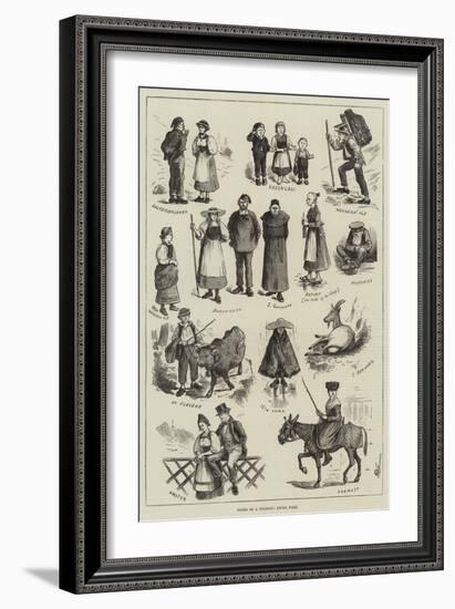 Notes of a Tourist, Swiss Folk-null-Framed Giclee Print