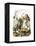 "Nothing But a Pack of Cards" Alice in Wonderland by John Tenniel-Piddix-Framed Stretched Canvas