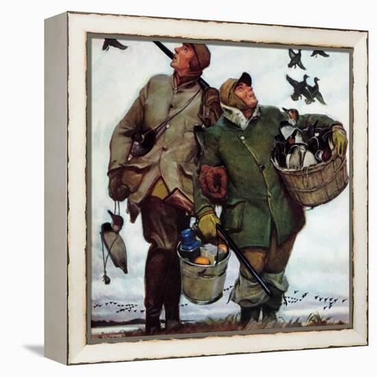 "Nothing but Decoys", December 1, 1951-Mead Schaeffer-Framed Premier Image Canvas