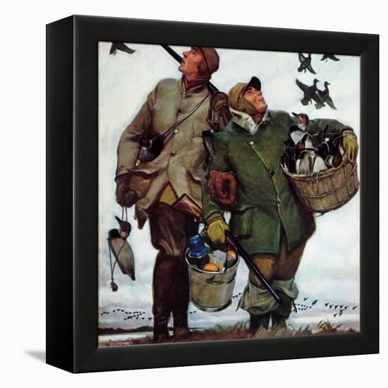 "Nothing but Decoys", December 1, 1951-Mead Schaeffer-Framed Premier Image Canvas