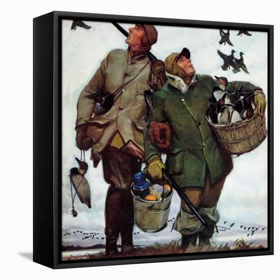 "Nothing but Decoys", December 1, 1951-Mead Schaeffer-Framed Premier Image Canvas