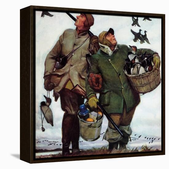 "Nothing but Decoys", December 1, 1951-Mead Schaeffer-Framed Premier Image Canvas